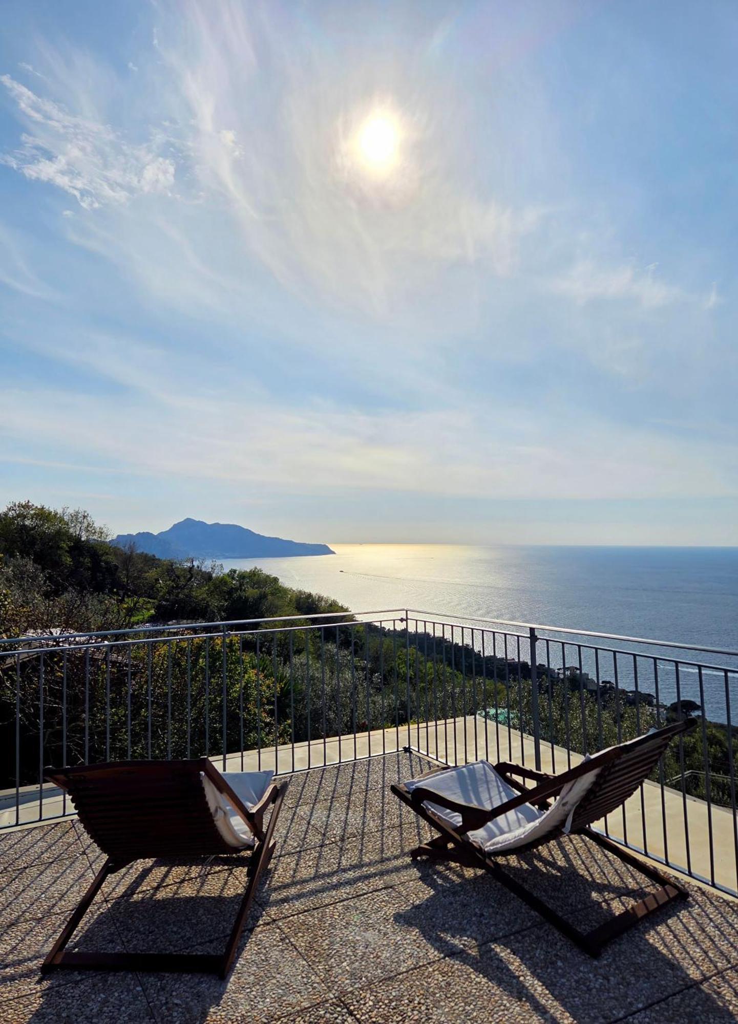 Sun & Relax, Relaxing Location With Seaview Villa Маса Лубрензе Екстериор снимка