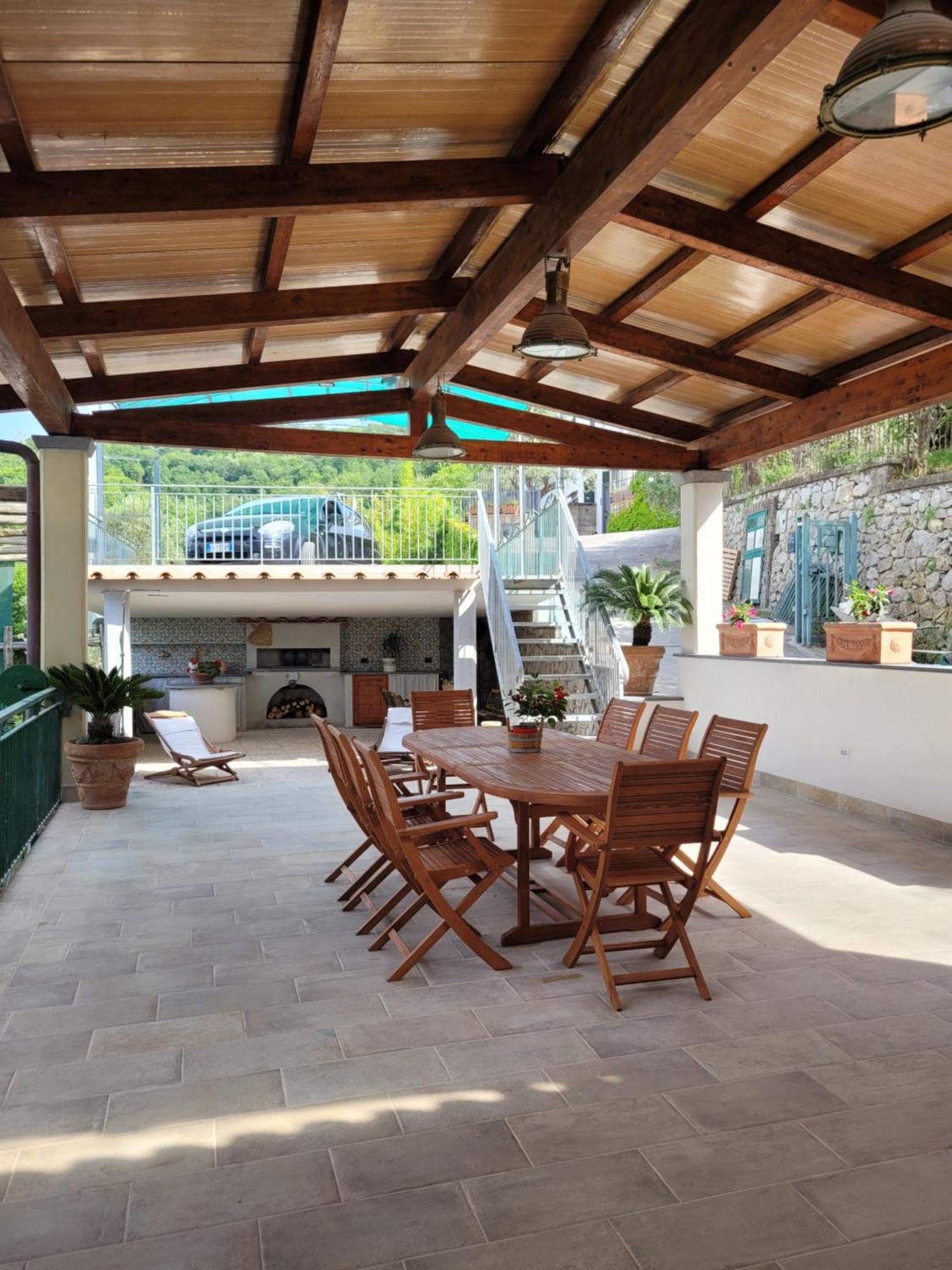 Sun & Relax, Relaxing Location With Seaview Villa Маса Лубрензе Екстериор снимка